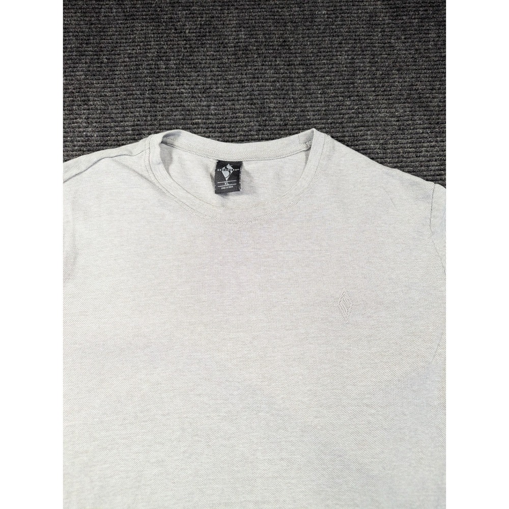 Skechers GoWalk Shirt Mens XL Gray Cotton Embroidered Logo Long Sleeve Crewneck - Picture 5 of 16